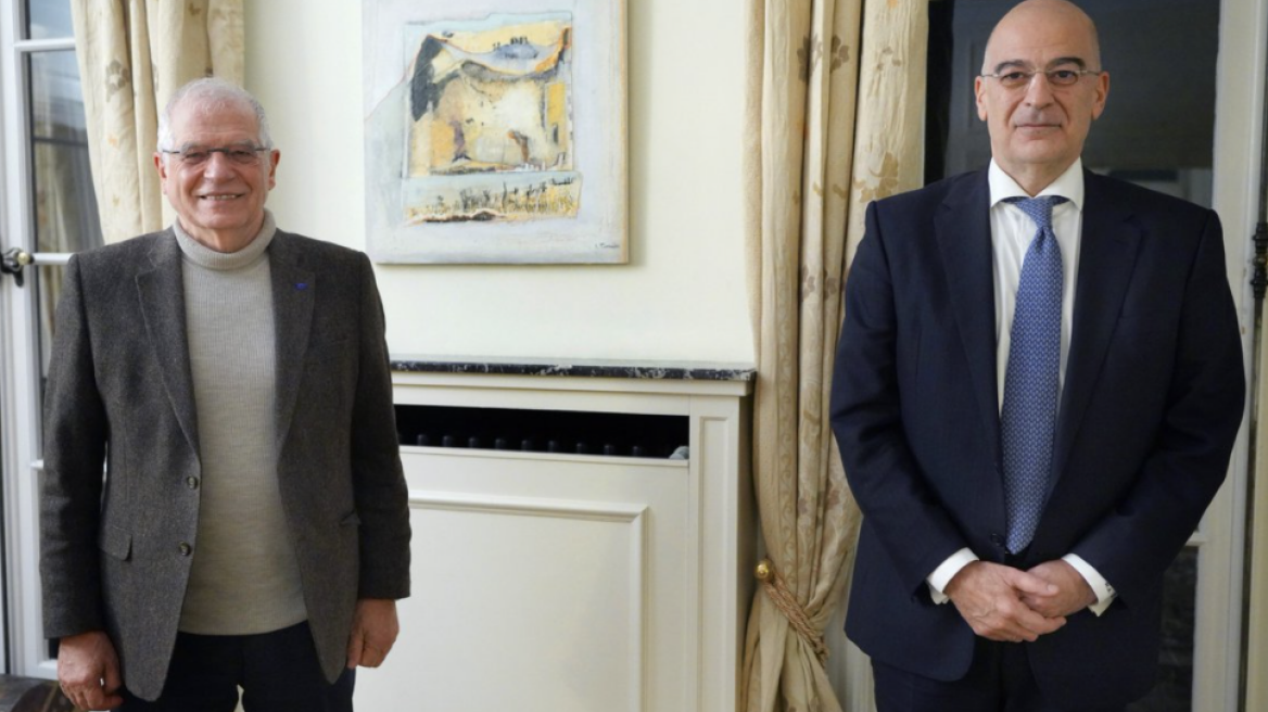 Οι εξελίξεις στην Ανατολική Μεσόγειο στο επίκεντρο της συνάντησης Δένδια-Μπορέλ