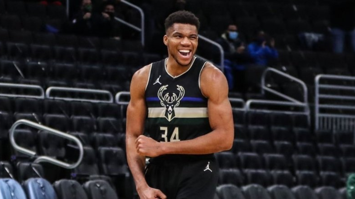  Μπακς - Νικς 134-101: Πάρτι με «τριπλό» Γιάννη! (vid)