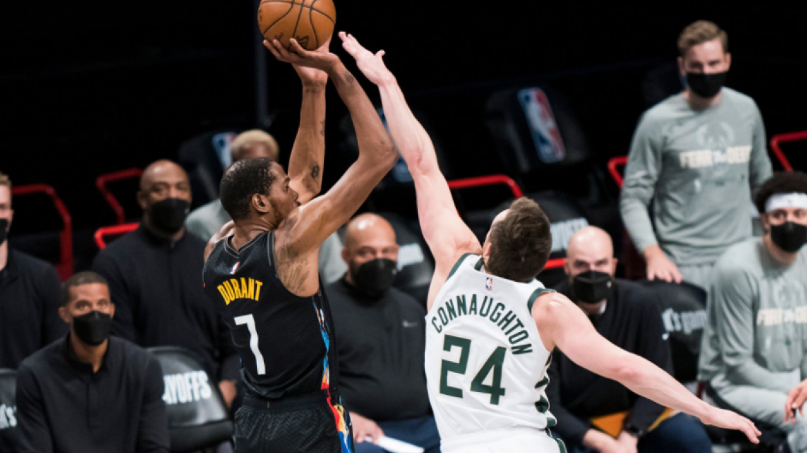 ΝΒΑ, Νετς-Μπακς 114-108: Ο Κέβιν πήρε το... όπλο του και έκανε το 3-2 - Δείτε βίντεο