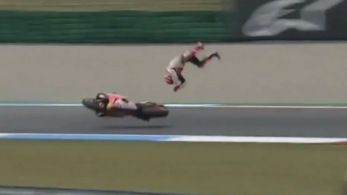Απίστευτο ατύχημα για τον Παγκόσμιο Πρωταθλητή - Δείτε το Video