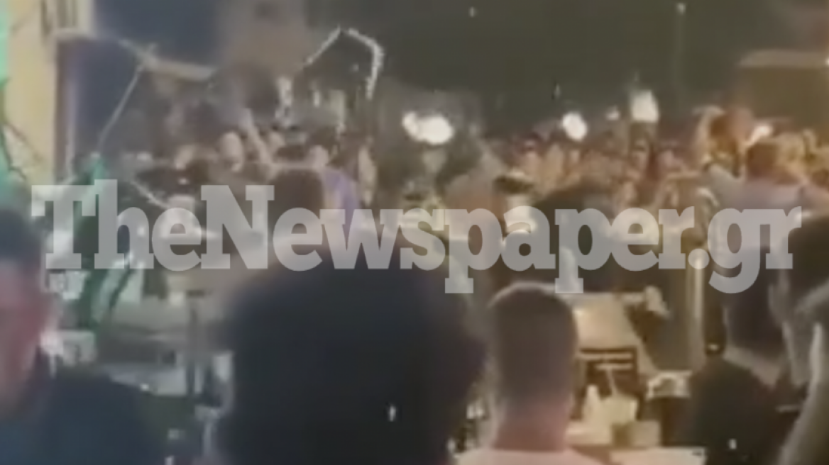 Βόλος: Άγριο ξύλο για άγνωστη αιτία - Δείτε βίντεο