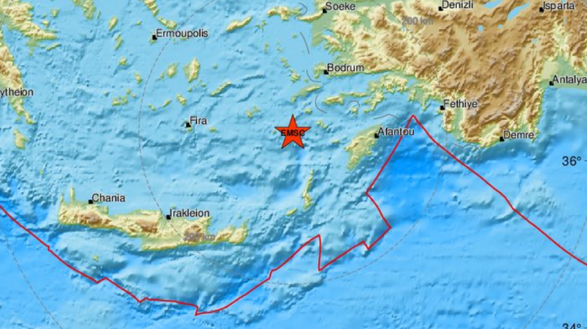 Σεισμός τώρα 3,6 Ρίχτερ στη Νίσυρο
