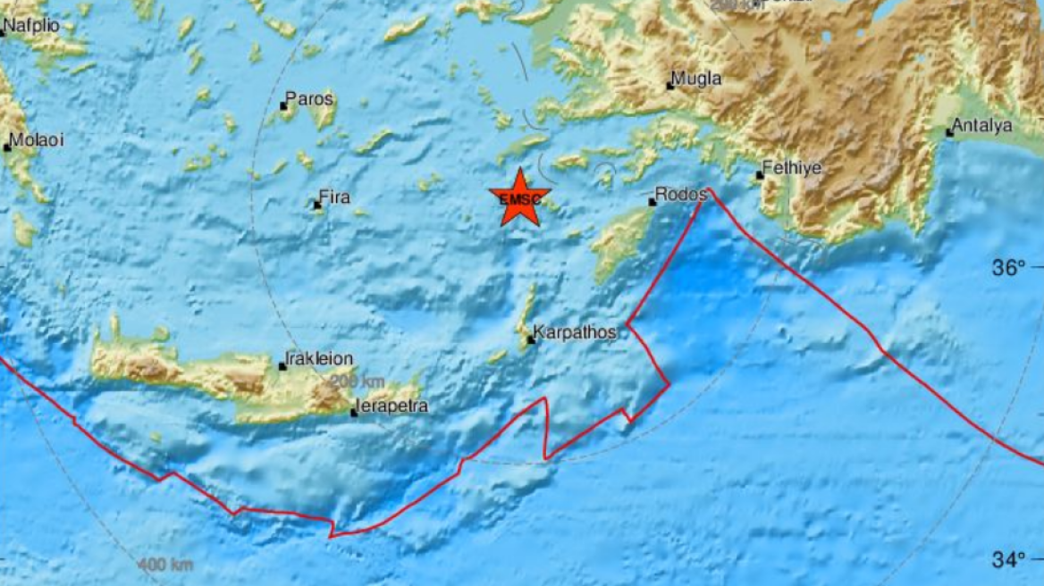 Σεισμός 3,1 Ρίχτερ στην Τήλο 