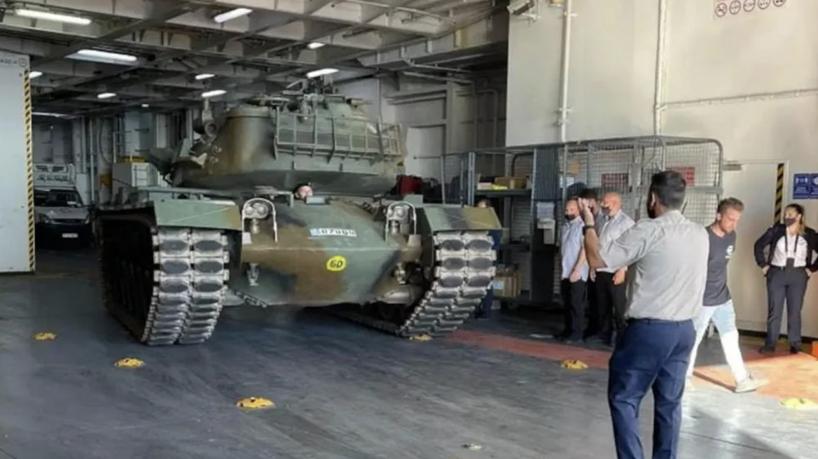 Απίστευτο: Με τανκ στο πλοίο της γραμμής (+video)