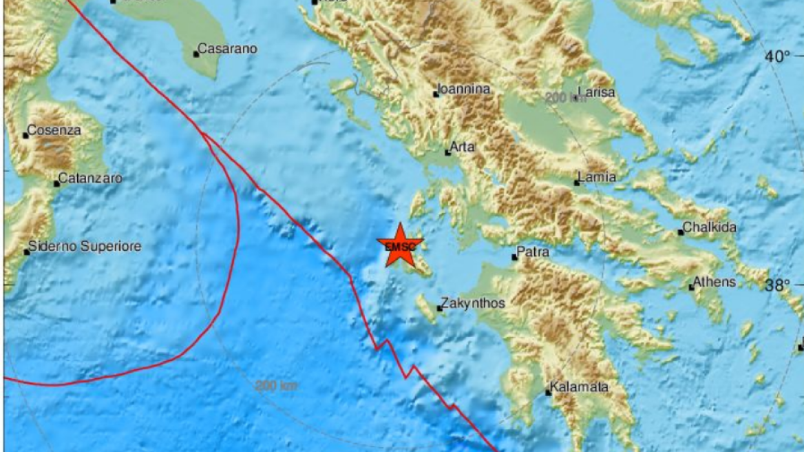 Σεισμός τώρα: 3,5 Ρίχτερ στο Αργοστόλι της Κεφαλονιάς
