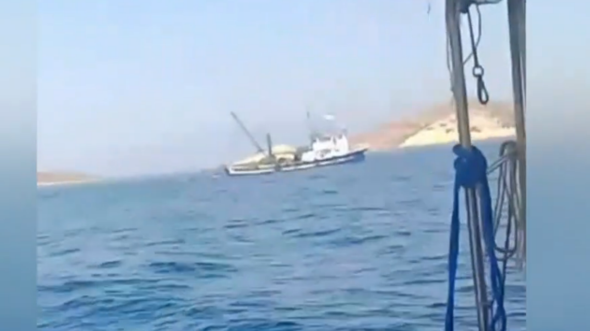 Βίντεο-ντοκουμέντο: Σε απόσταση αναπνοής από τη Λέσβο οι Τούρκοι ψαράδες - Εισβάλλουν στα ελληνικά χωρικά ύδατα