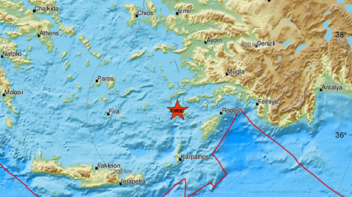 Σεισμός τώρα 3,7 Ρίχτερ στη Νίσυρο 