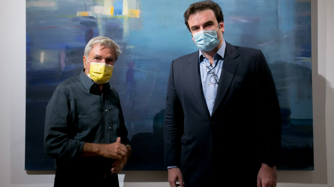 Κυριάκος Πιερρακάκης: Η ανάρτηση με τον πίνακα που κοσμεί το γραφείο του