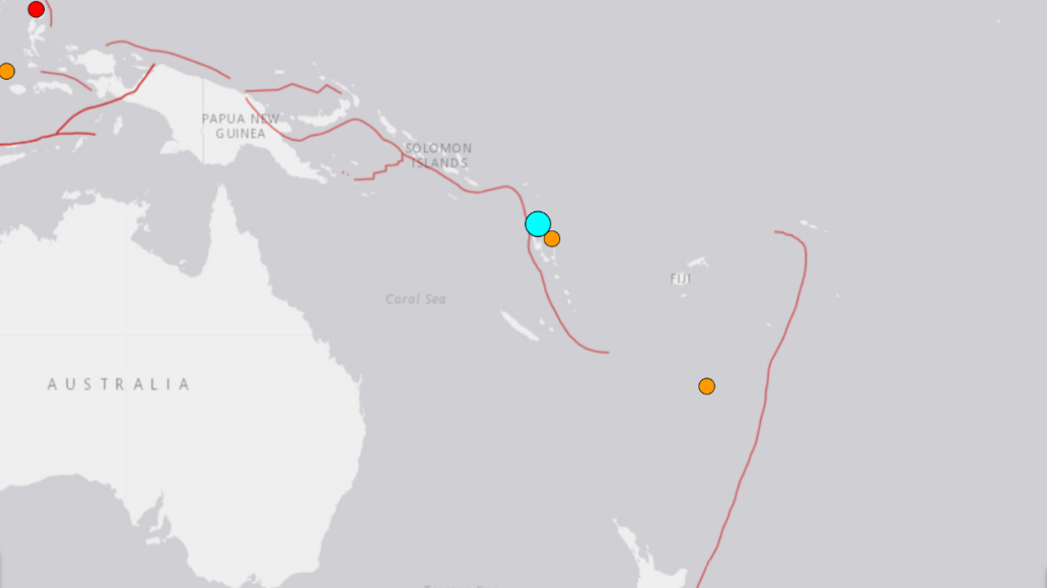 Ισχυρός σεισμός 6,1 Ρίχτερ στα νησιά Βανουάτου στον Ειρηνικό