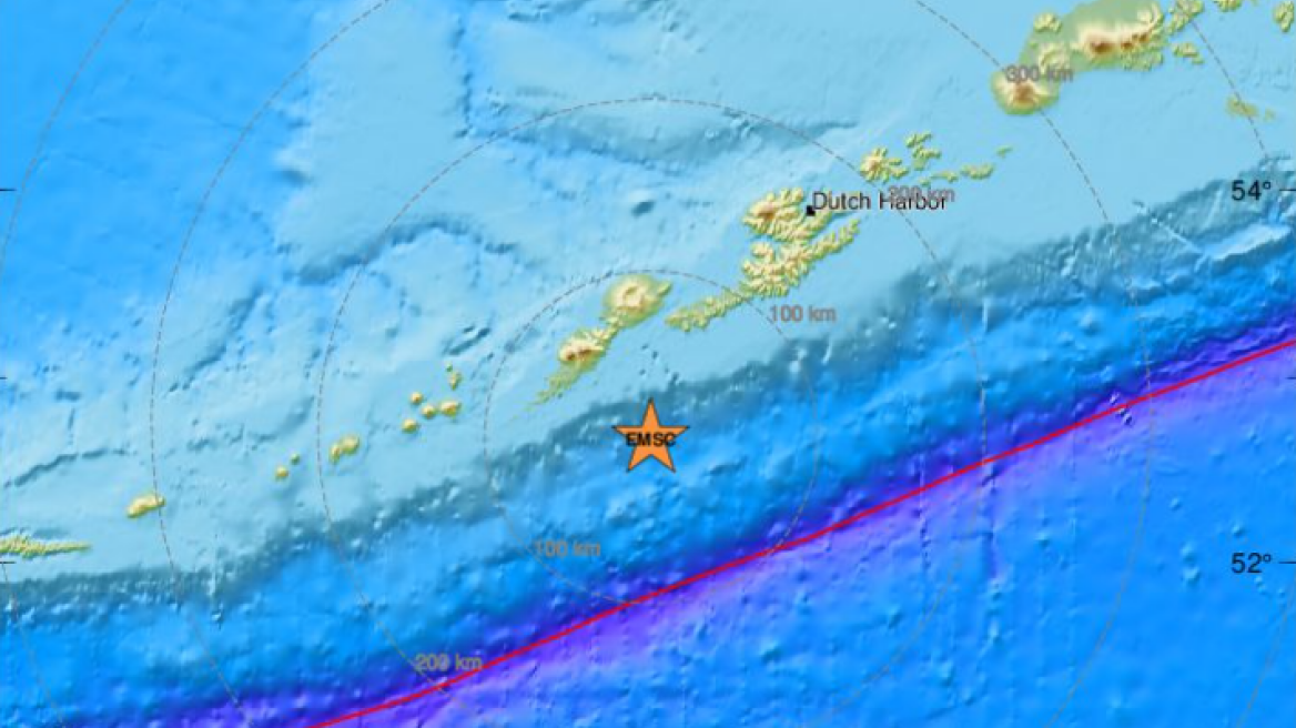 Σεισμός 5,5 Ρίχτερ στα νησιά Φοξ στον Ειρηνικό