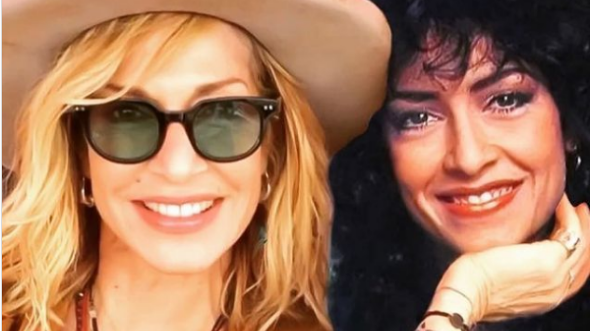 Η Άννα Βίσση αγκαλιάζει την... Άννα Βίσση