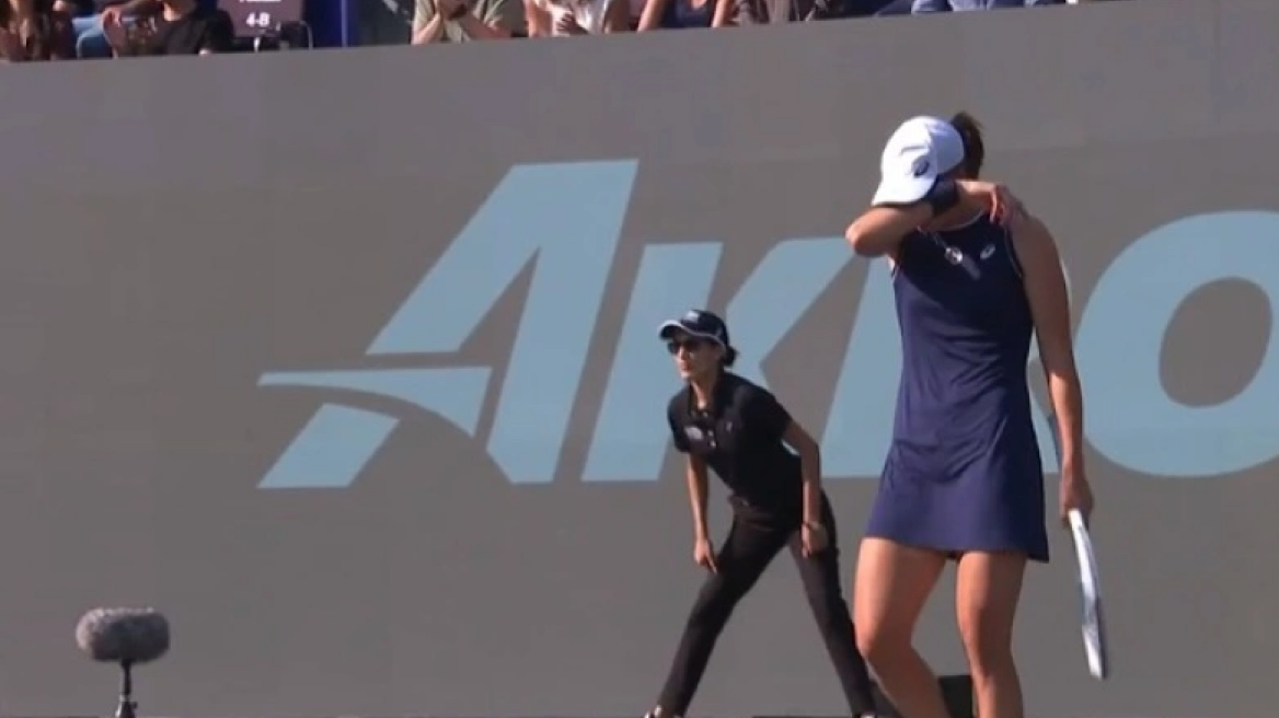 Ξέσπασε σε κλάματα η Σβιόντεκ πριν το match point της Σάκκαρη - Δείτε βίντεο
