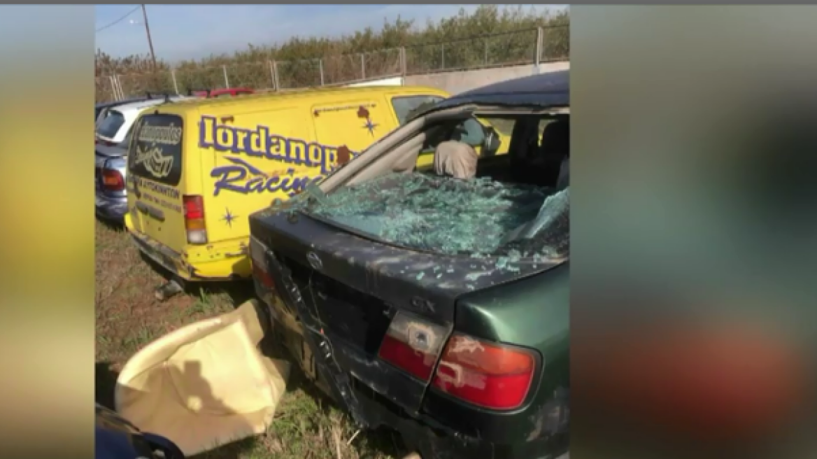 Κατέστρεψαν δεκάδες αυτοκίνητα σε έκθεση στην Ημαθία