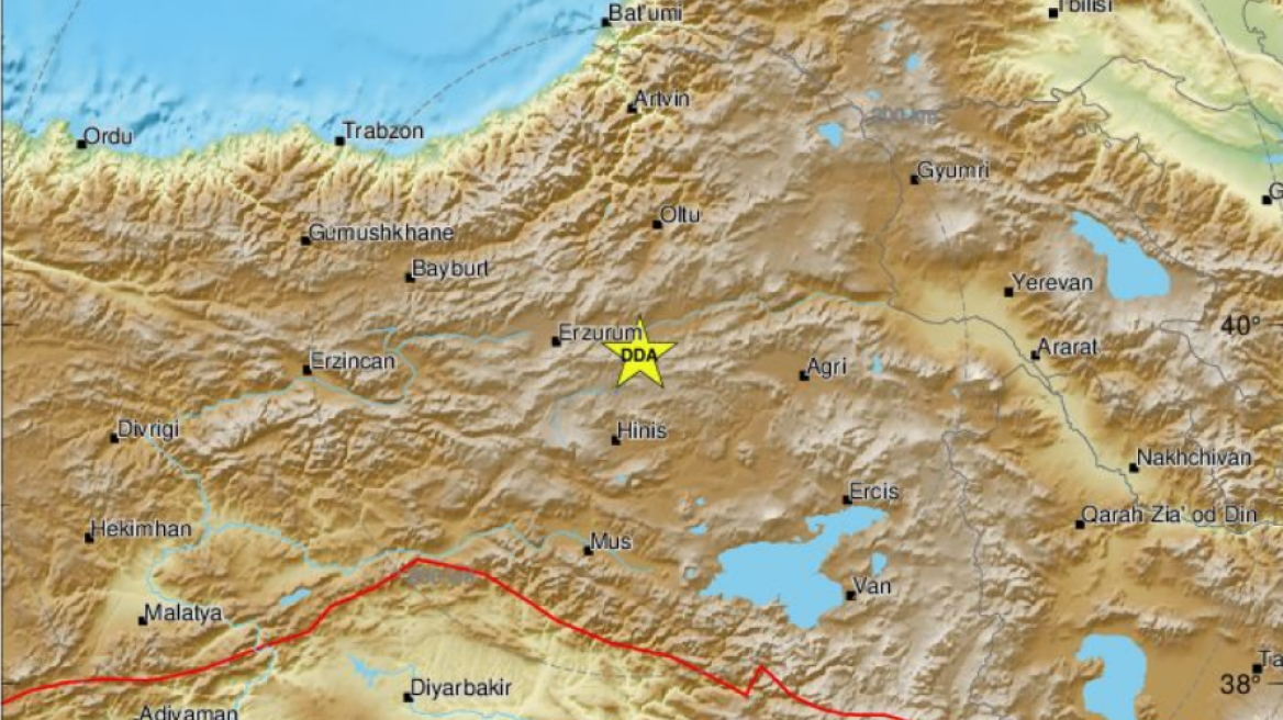 Σεισμός τώρα 5,1 Ρίχτερ στην Τουρκία