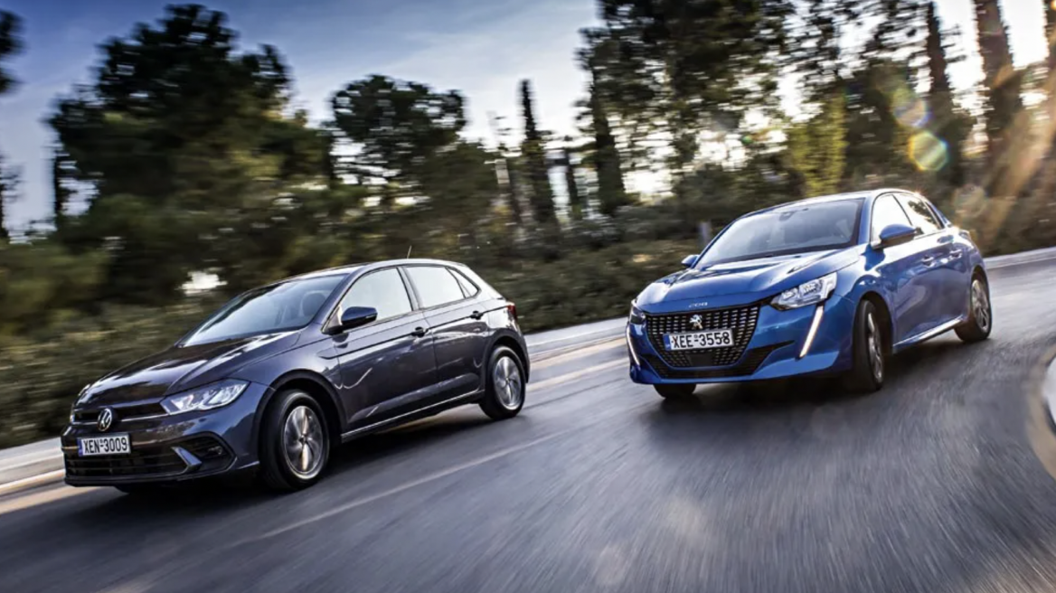 ΓαλλοΓερμανική σύγκρουση: Peugeot 208 1.2 vs VW Polo 1.0 - Ποιο κερδίζει;