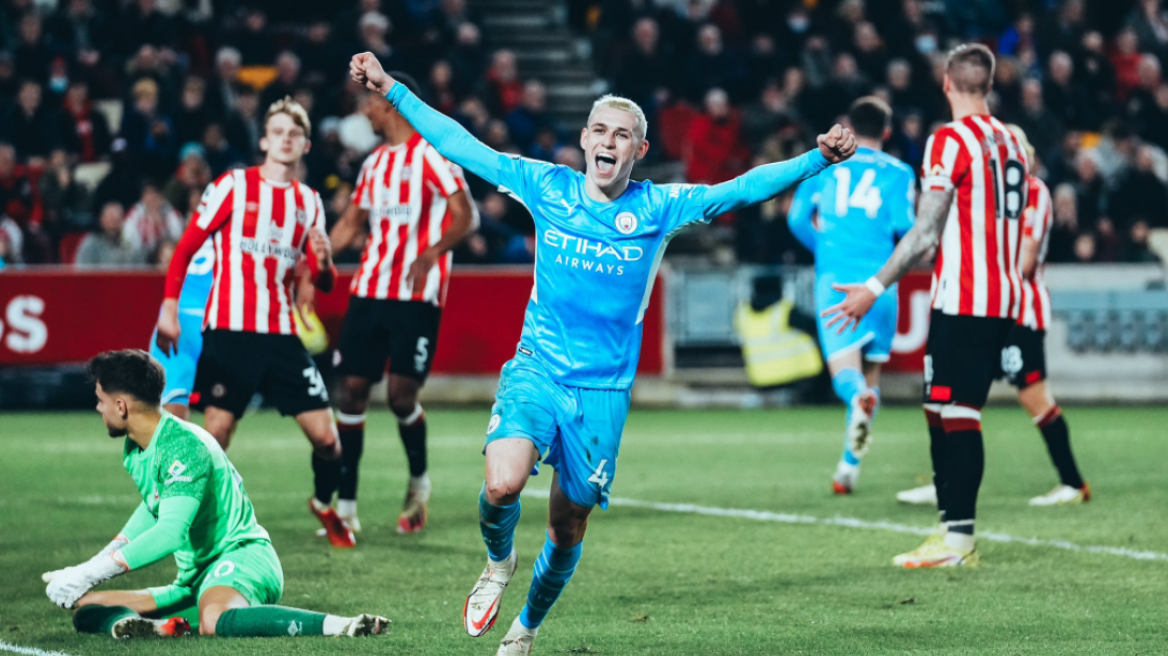 Μπρέντφορντ-Μάντσεστερ Σίτι 0-1: «Ρεβεγιόν» στο +8 χάρη στον Φόντεν - Δείτε το γκολ