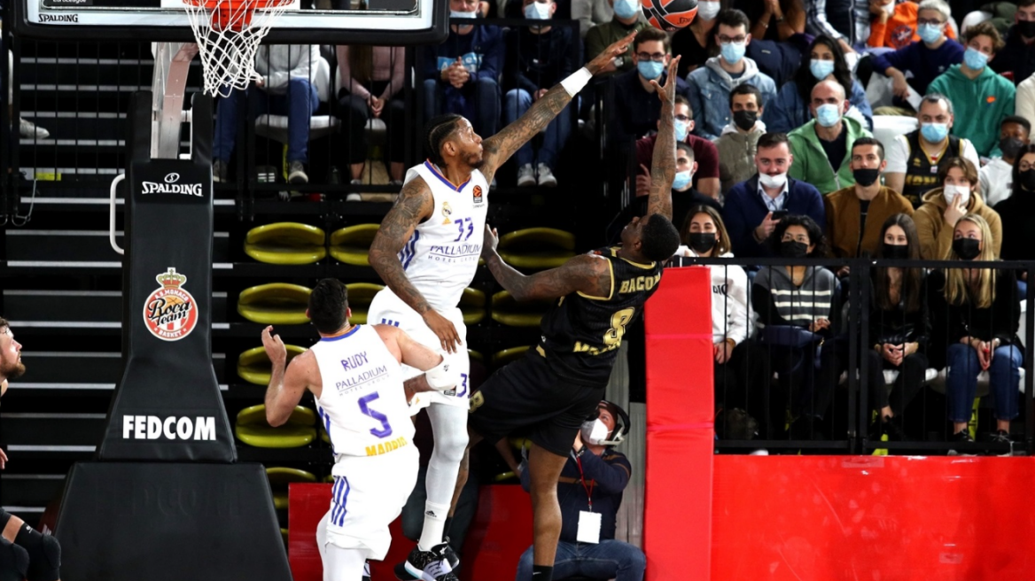 Euroleague: Τεράστιο «διπλό» της Ρεάλ επί της Μονακό, «πάτησε» οκτάδα η Μπάγερν - Δείτε βίντεο