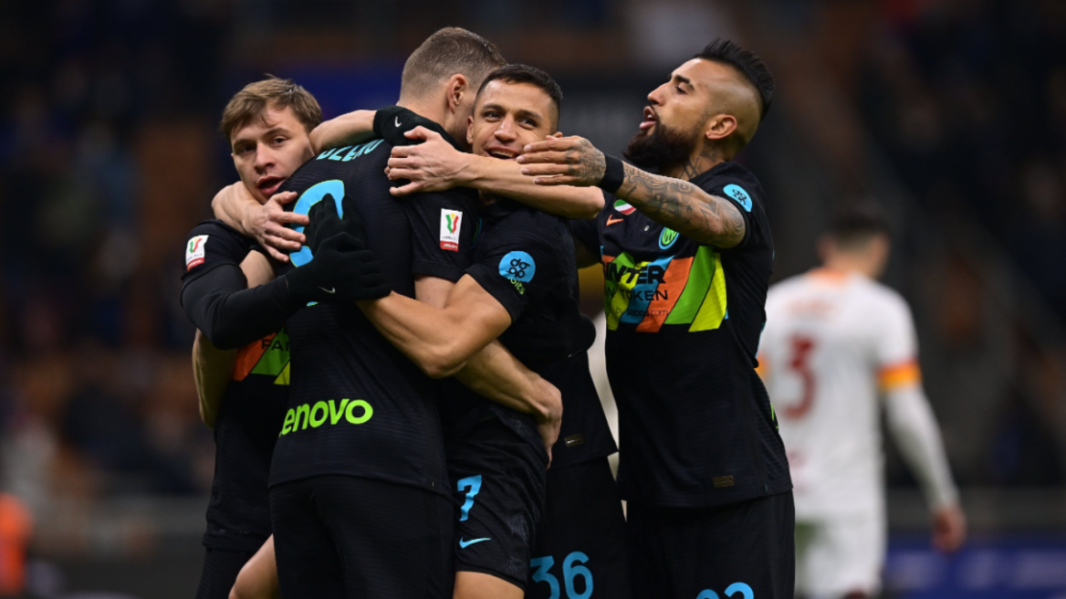 Ίντερ - Ρόμα 2-0: Τζέκο και Σάντσες... σφράγισαν το εισιτήριο στα ημιτελικά του Coppa Italia - Δείτε τα γκολ