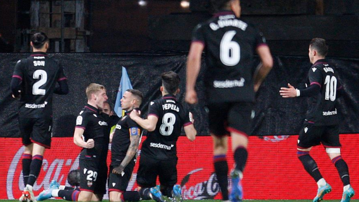 Θέλτα - Λεβάντε 1-1: Βαθμός στο 82΄ και... ελπίδα για παραμονή - Δείτε τα γκολ