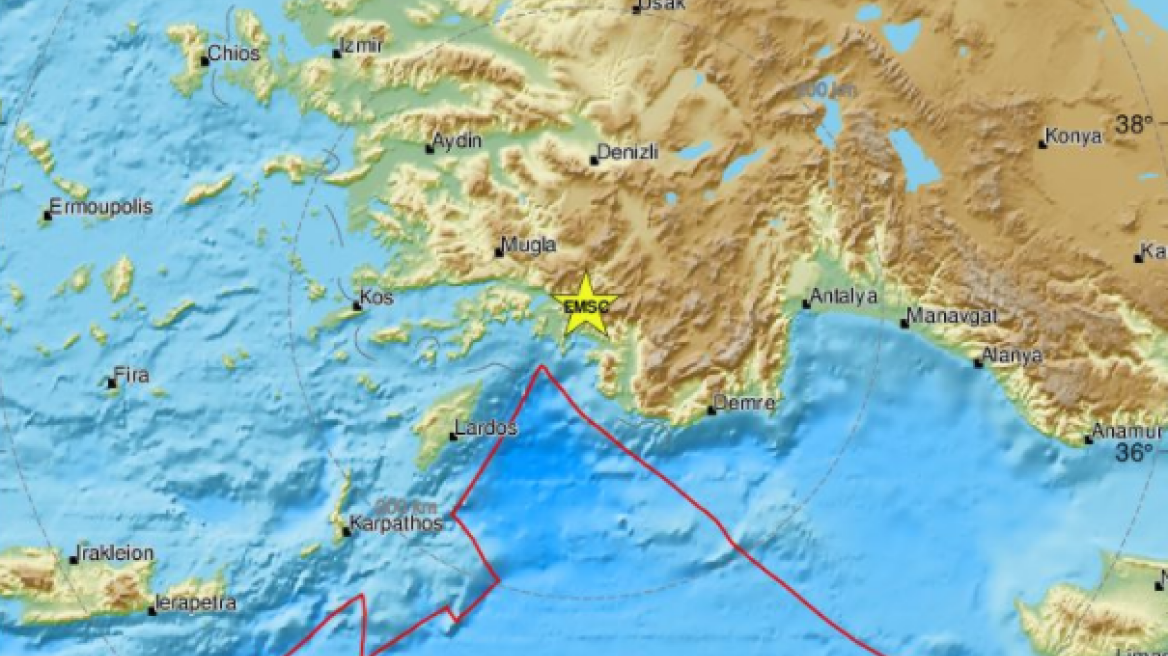 Σεισμός τώρα: 3,3 Ρίχτερ στη δυτική Τουρκία