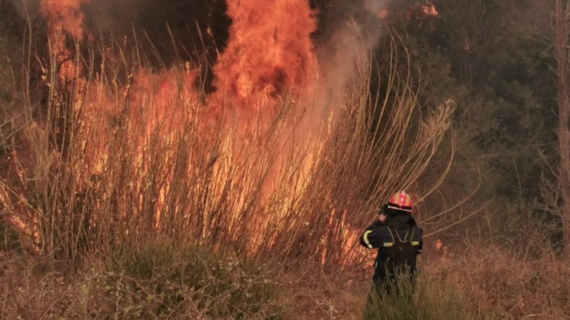 Σάμος: Καλύτερη εικόνα παρουσιάζει η μεγάλη πυρκαγιά