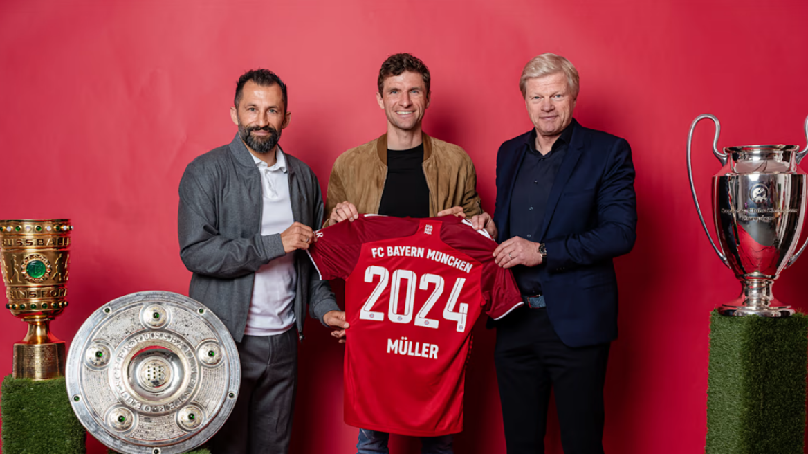 Ο Τόμας Μίλερ θα παραμείνει στη Μπάγερν έως το 2024