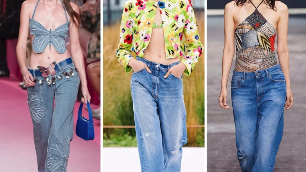 Χαμηλοκάβαλα τζιν: Πώς θα τα φορέσετε σύμφωνα με τους σχεδιαστές