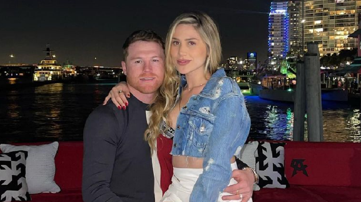 Κανέλο Αλβάρεζ: Στη Μύκονο με την εντυπωσιακή σύζυγό του