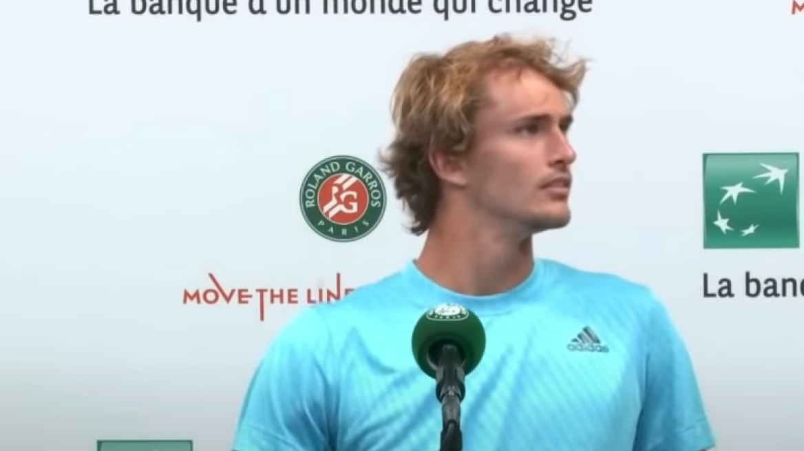 Ζβέρεφ: Η αντίδραση του με δημοσιογράφο στο Roland Garros 