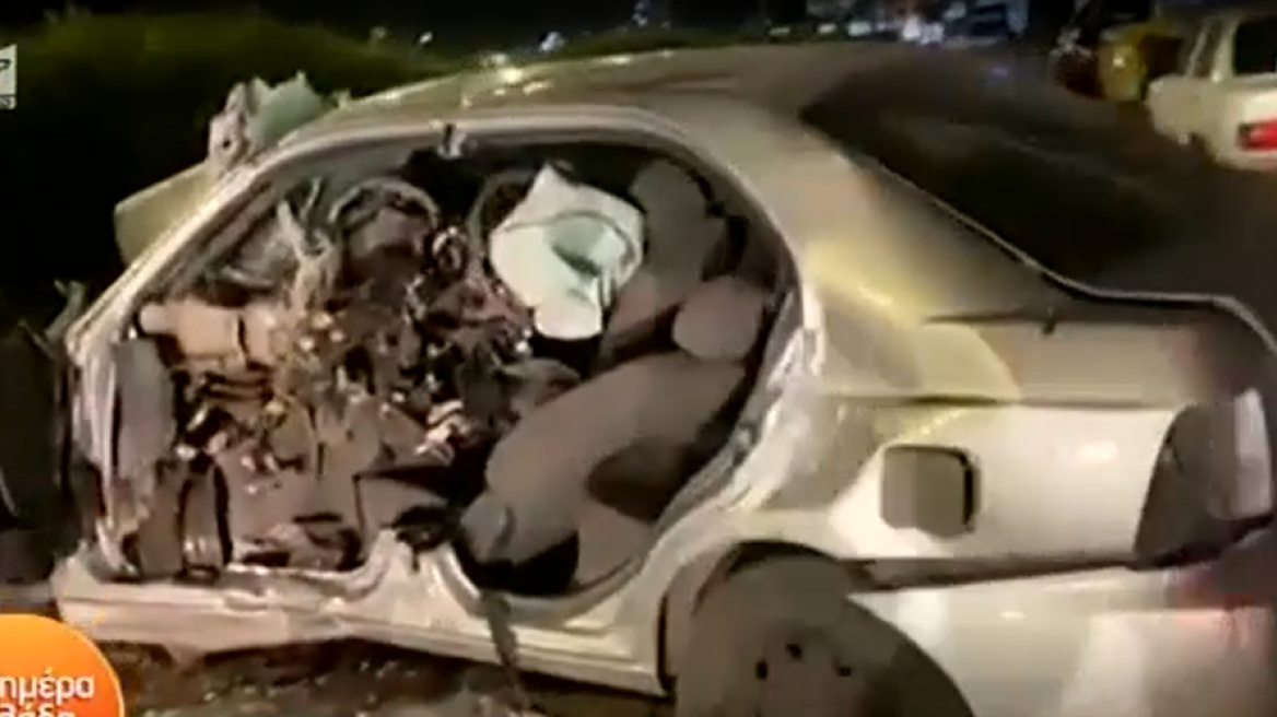 Κηφισίας: Τροχαίο με δύο νεαρούς τραυματίες - Το όχημα βγήκε από την πορεία του και ανατράπηκε