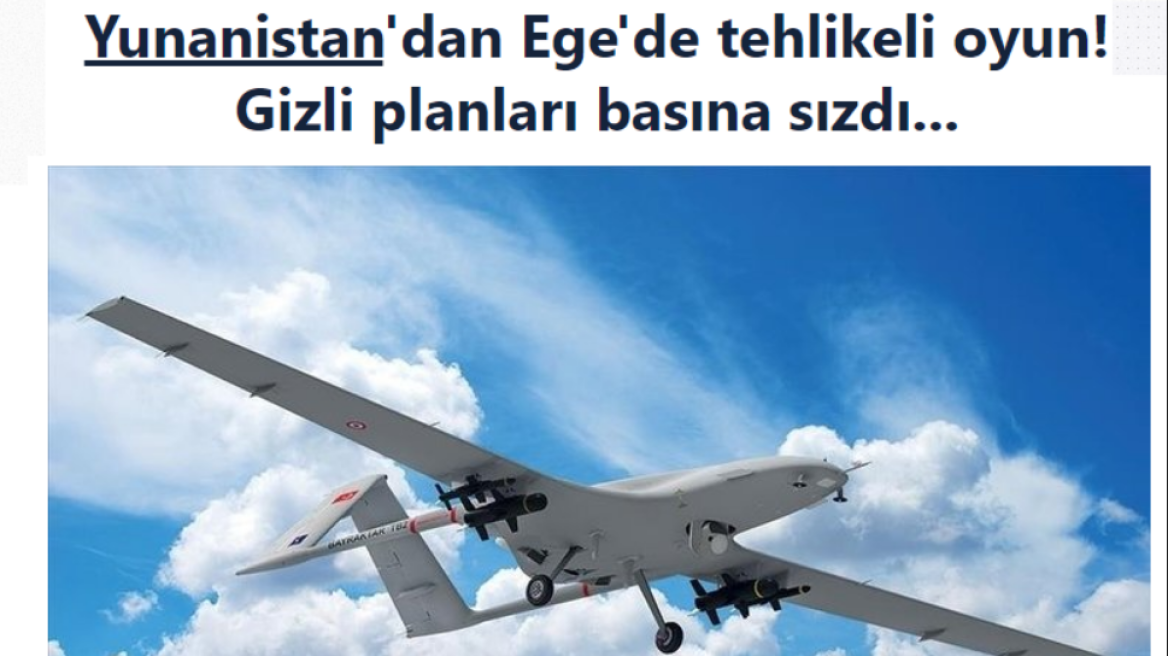 Sabah: «Επικίνδυνα παιχνίδια στο Αιγαίο από την Ελλάδα»