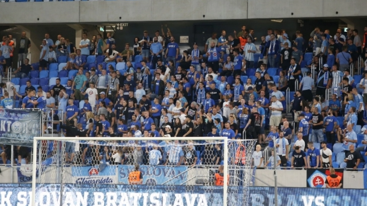 Ολυμπιακός: Τιμωρία της UEFA στη Σλόβαν Μπρατισλάβας