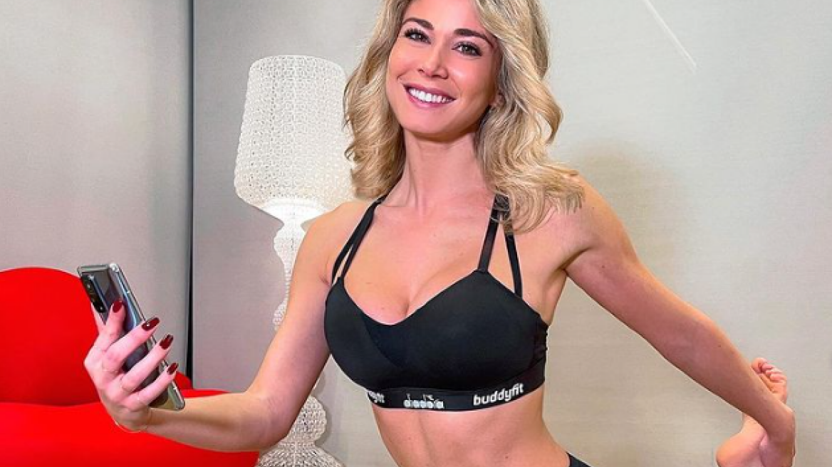 Ντιλέτα Λεότα: Προετοιμάζεται στο γυμναστήριο 