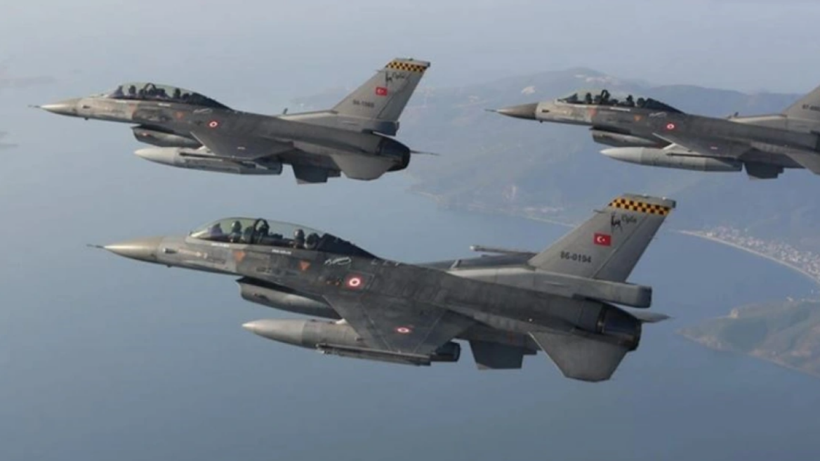 Νέες υπερπτήσεις τουρκικών F-16 πάνω από ελληνικά νησιά