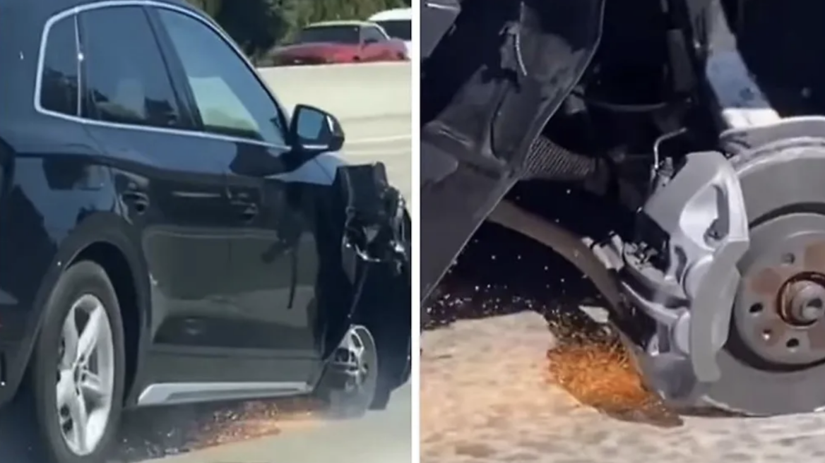 Απίστευτο: Χωρίς ρόδα με 130 χλμ/ώρα - Δείτε το video