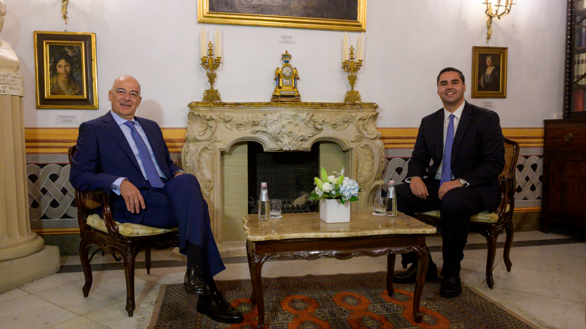 Δένδιας: Στη Βαλέτα ο Έλληνας ΥΠΕΞ - Μίλησαν για Λιβύη και Αν. Μεσόγειο με τον Μαλτέζο ομόλογό του