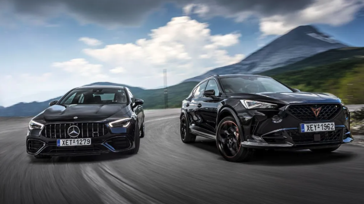 Η μεγάλη σύγκρουση: Cupra Formentor vs Mercedes-AMG CLA 