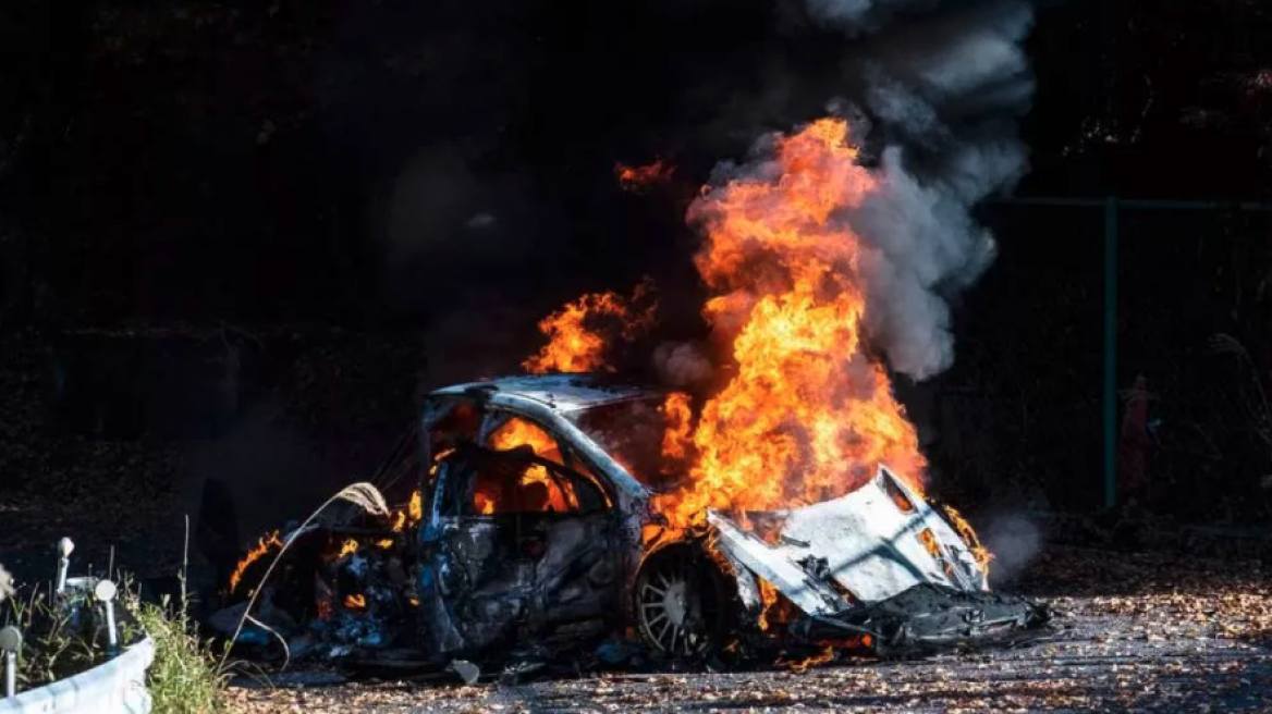Στις φλόγες το Hyundai του Sordo (+video)
