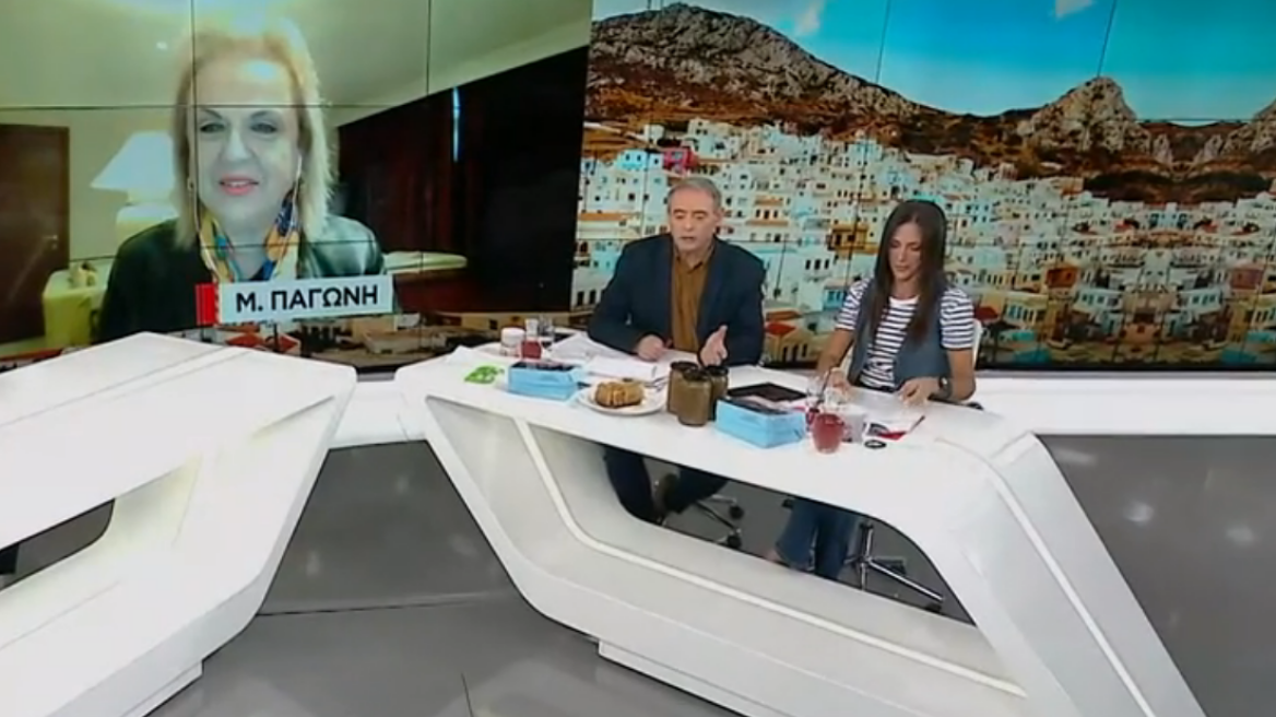 Ματίνα Παγώνη: «Έχω μείνει» - Η έκπληξη που της έκαναν Χασαπόπουλος και Βούλγαρη στο MEGA