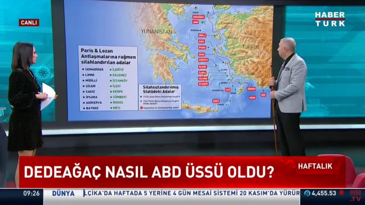 Τούρκος αναλυτής: Η αμερικανική βάση της Αλεξανδρούπολης θέλει να αποτρέψει την «ικανότητα δράσης» μας στον Έβρο