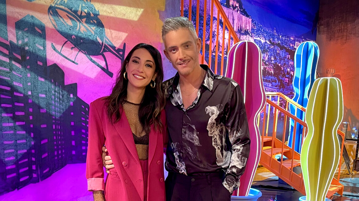 Night Out: Ο Θεοχάρης Ιωαννίδης υποδέχεται την Ευγενία Σαμαρά