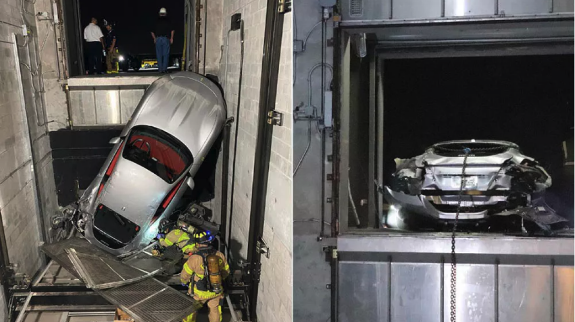H Ferrari Roma έπεσε από το… ασανσέρ!