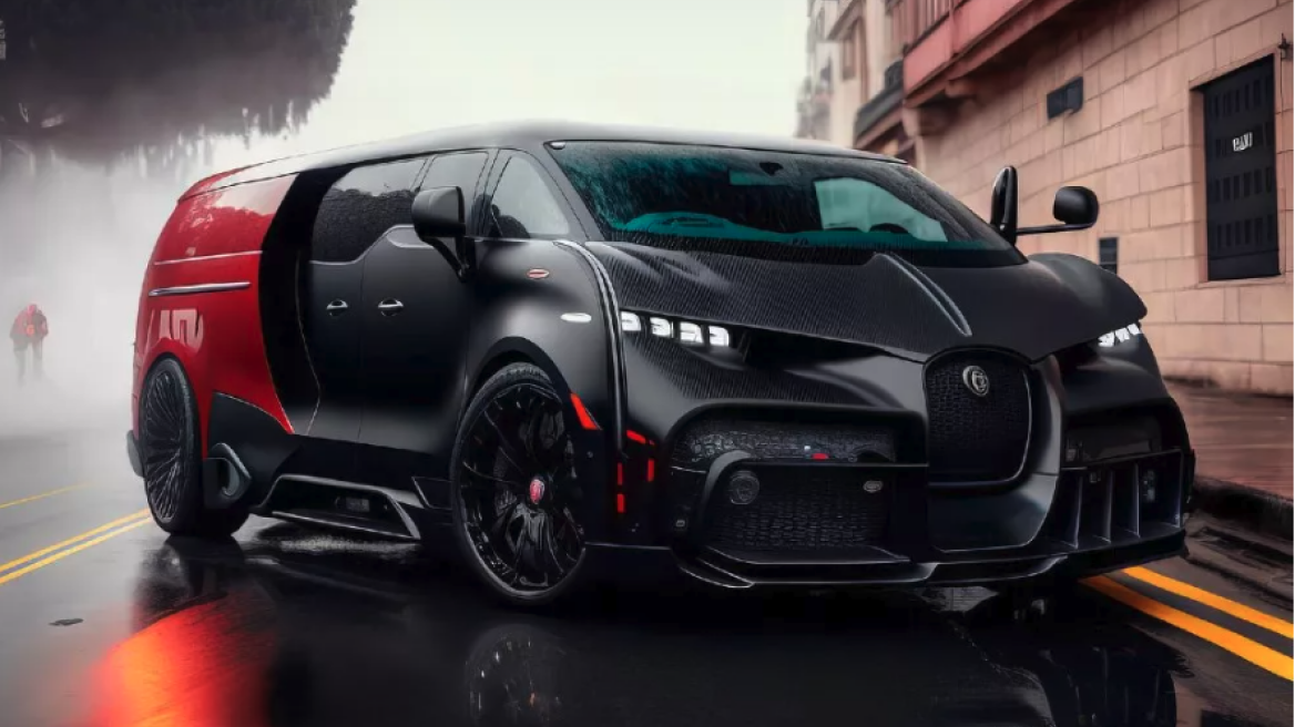 Αισχος... Bugatti βαν;