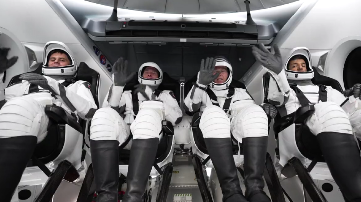 SpaceX: Στον Διεθνή Διαστημικό Σταθμό οι τέσσερις αστροναύτες της αποστολής Crew 6