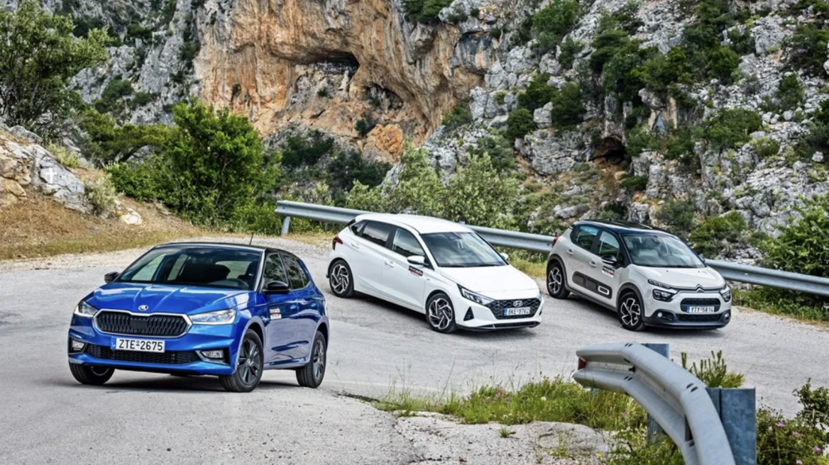 Συγκριτικό με αυτόματο στα 20.000€: Citroen C3 vs Hyundai i20 vs Skoda Fabia