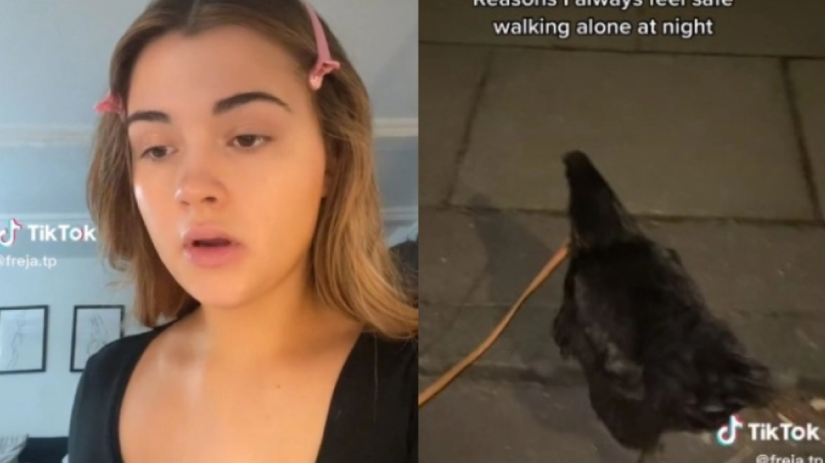 Influencer πηγαίνει βόλτες στους δρόμους της Αμερικής με συντροφιά ένα κοτόπουλο (vid)