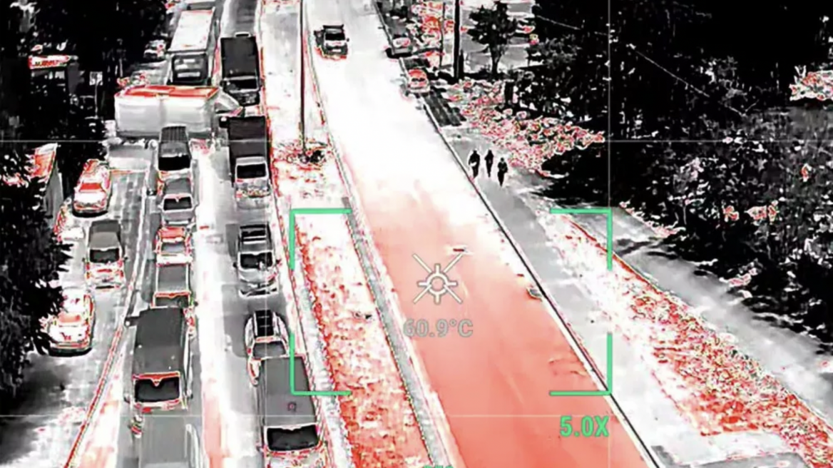 80 βαθμούς τα αυτοκίνητα στην Αθήνα - Δειτε τις κάμερες