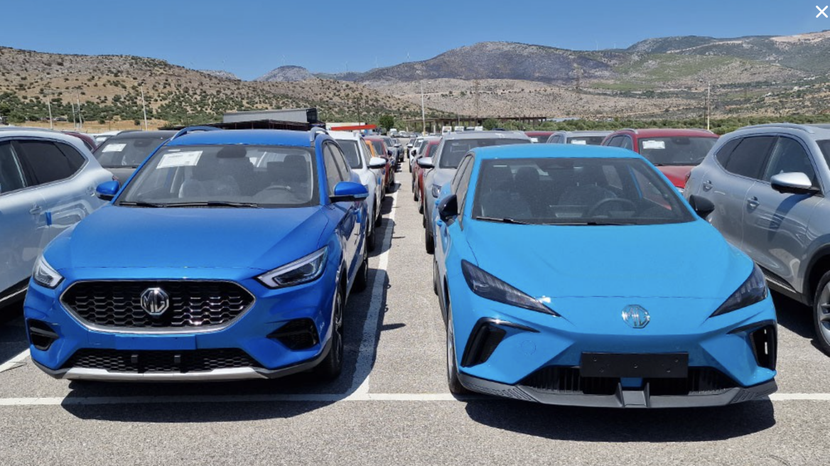 «Ντου» της MG στην Ελλάδα - Τα πρώτα αυτοκίνητα ήρθαν