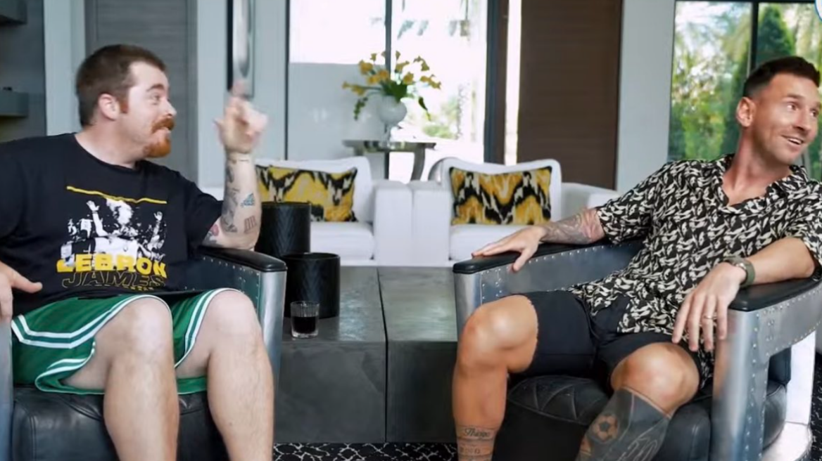 Πάει για 4ο παιδί ο Μέσι: «Θέλω να κάνω και κορίτσι με την Αντονέλα» - Το φιλί που δέχτηκε από τον δημοσιογράφο - Βίντεο 