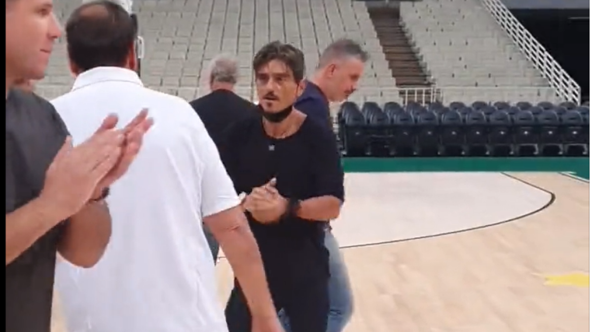 Παναθηναϊκός: Στην τελευταία προπόνηση πριν το ντέρμπι αιωνίων για τη Euroleague ο Γιαννακόπουλος